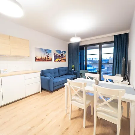 Апартаменты Z Dwiema Sypialniami + Parking Гданьск