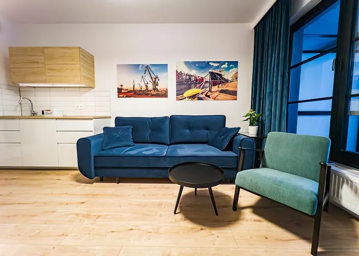 Z Dwiema Sypialniami + Parking Apartment Danzig